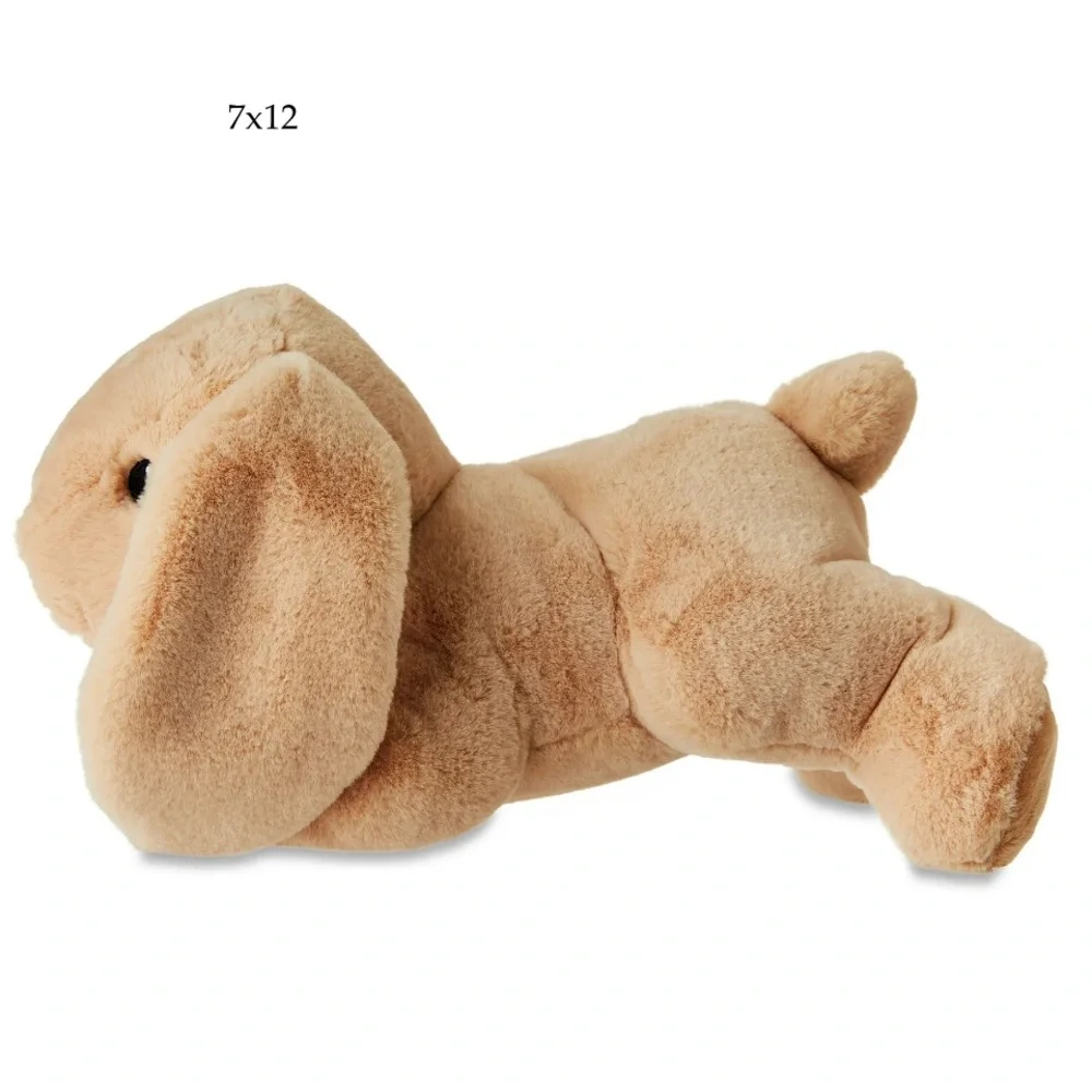 Medium Tan Floppy Bunny Plush 11.5 inch Soft and Cuddly Children’s Toy (M)